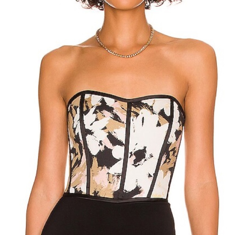 Hansen + Gretel Cleo Corset in Painted Floral